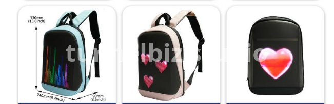Baby Delisha LED PU Backpack