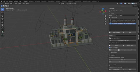 Blender ChatGPT Ai Add-on